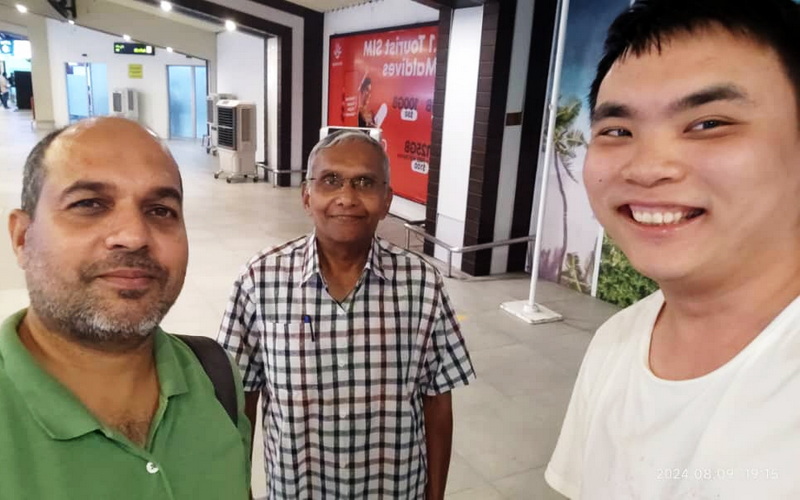 HAM Operator Mr. Zhao – BG4JMI visits the Maldives