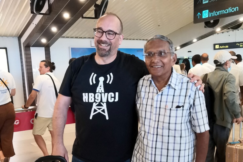 HAM Operator Mr. Vincent – HB9VCJ visits the Maldives